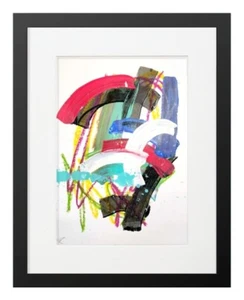 CORBELLIC EXPRESSIONISM 14X11 OHIO BUCKEYE ABSTRACT GALLERY PAPER ART DECOR - Picture 1 of 8