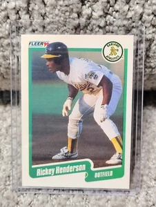1990 Fleer - Rickey Henderson #10 - Picture 1 of 2