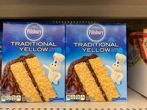 Pillsbury Traditional Yellow Cake Mix, 15.25 Ounce Pack of 2 - Picture 1 of 1