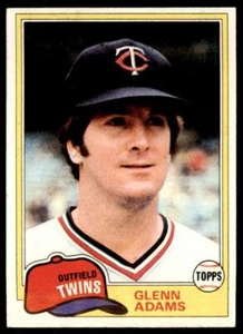 1981 TOPPS GLENN ADAMS MINNESOTA TWINS #18 - Picture 1 of 2