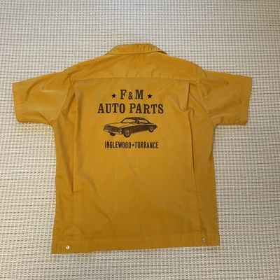 VTG Mr. Mort’s Bowling Shirt F&M Auto Parts Inglewood Torrance  Men’s M 60s - Image 1 of 4
