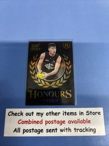 2024 AFL Select Legacy Ultimate HONOURS Sam Walsh Carlton #141/255 - Picture 1 of 2