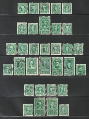 1941-51 Stock Transfer Stamps, Used, Scott #s RD92  | RD342, 67 Different Stamps - Image 1 of 4