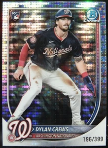 2025 Bowman Chrome Pulsar Refractor Dylan Crews RC /399 - Picture 1 of 2
