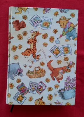 Disney Pooh & Friends writing journal w/ flower gardening design (8 1/4 x 6) - Image 1 of 4