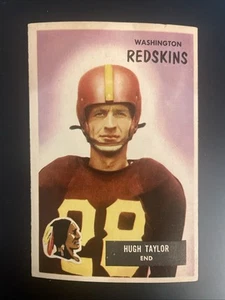 1955 BOWMAN FB #6 HUGH TAYLOR/REDSKINS EX - Picture 1 of 2
