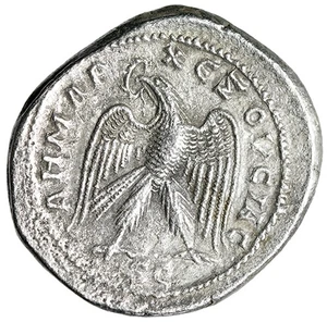 Gordiano III AR Tetradracma "Águila con Corona" Antioquía Bueno Muy Fino - Imagen 1 de 5