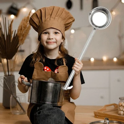  2 Pcs Mestolo Acciaio Inox Mestoli D'acqua Inossidabile Di Giardino - Immagine 1 di 4