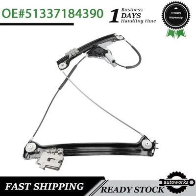 Fit BMW E63 E63N E64 650i M6 2006-2010 Window Regulator Right Front 51337184390 Foto 1 de 4
