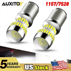 AUXITO Super Bright 1157 LED Reverse Backup Light 6000K White Parking Bulbs GUS - Picture 1 of 16
