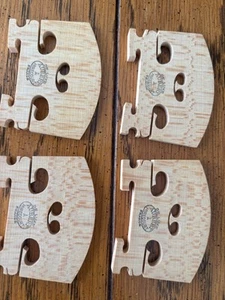 Four 52mm Aubert De Luxe Viola Bridges - Picture 1 of 4