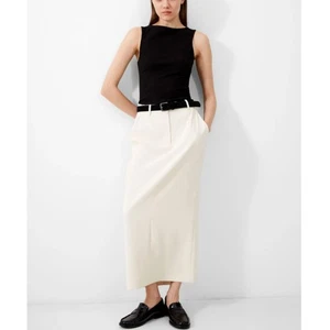 French Connection Harrie Anzug Midaxi Rock Damengröße 0 cremefarben klassisch  - Bild 1 von 8