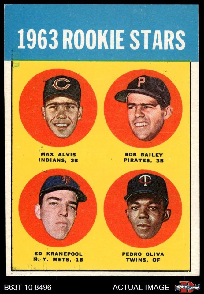 1963 Topps #228 Tony Oliva Rookie Stars Twins / Indians / Pirates / Mets 7 - NM - Image 1 of 1