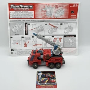 Hasbro Transformers Energon INFERNO Combat Class Complete W/ Manual & Card - Picture 1 of 9
