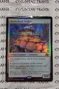 FOIL Prerelease MARKETBACK WALKER mtg SELLADO Aetherdrift Raro Estampado PROMOCIÓN - Imagen 1 de 1