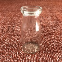 Vintage Clear Glass Half Pint Bottle Rec. Sealed
