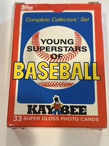 1986 Topps Kaybee Young Superstars of Baseball 33 Card Set. New Old Stock - Picture 1 of 2