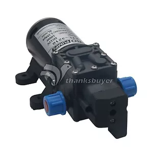 Pompa acqua autoadescante diaframma alta pressione 12 V DC 100W 160Psi 8 Lpm per lavaggio - Foto 1 di 6