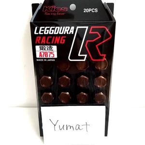 KYO-EI OEM Kics Leggdura Racing LOCK & NUT Set Bronze 20PCS M12xP1.25 KIC3B - Picture 1 of 4