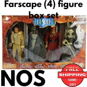 NOS FARSCAPE 4 FIGURE BOX SET Card action Toy Vault NIB Vintage NFRB SciFi.com - Picture 1 of 10