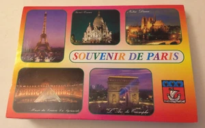 Souvenir de Paris France Postcard Folder 20 Color Pictures ~NEW~ UNUSED 5¾" x 4" - Bild 1 von 6