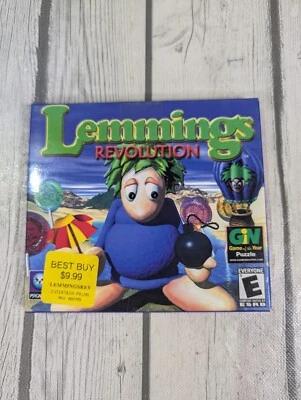 Lemmings Revolution (PC Game Windows 98/98 SE) Global Star Software Brand New - Image 1 of 4