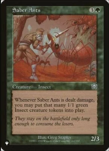 Saber Ants - The List x1 - The List - NM-Mint, English - The List - Picture 1 of 1