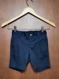Girls ~Land's End~ Navy Blue Uniform Shorts Size 5/6 ~Pristine~ Adjustable Waist - Picture 1 of 5