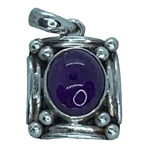 Amethyst Anhänger echter Stein lila und 9,25 Silber - Bild 1 von 3