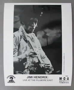 Jimi Hendrix black & white 8 X 10 glossy promo photo Fillmore East ! - Picture 1 of 1