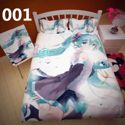 Vocaloid Miku Hatsune Kids Gift Japan Cartoon Bedding Cosplay Winter - Image 1 of 4
