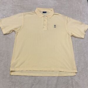 Duck & Hyde Men's Yellow Golf Polo Shirt Size Medium*