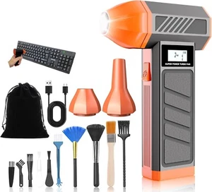 Druckluft Staubwedel Set, CxbJcat 150000RPM Elektrisches Luftgebläse Staubwedel Reiniger - Bild 1 von 6