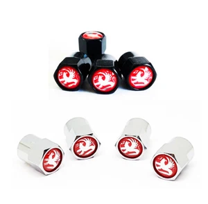 Radreifen Ventilkappen x 4. Farbwahl für Vauxhall Corsa Astra Grandland usw - Bild 1 von 3