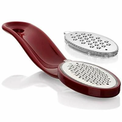Microplane 70807 XL Pro 2-in-1 Foot File/Buffer System for Pedicures - Red - Image 1 of 4