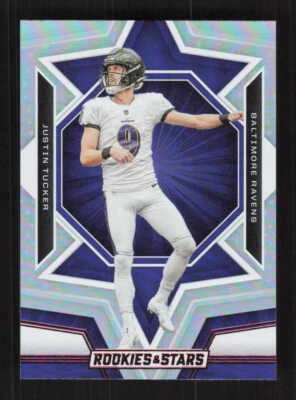 Justin Tucker 2023 Panini Rookies & Stars Longevity Holo Baltimore Ravens #7 - Image 1 of 2