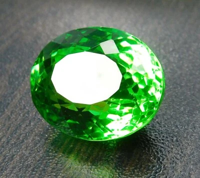79.05 Carat Oval Cut Green Peridot Faceted AAA+ Loose Gemstone Gift for Birthday - Image 1 of 4