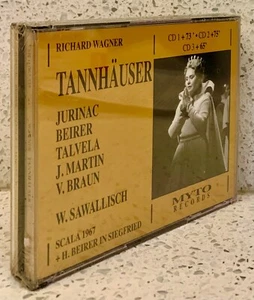 WAGNER Tannhauser [1967] (3 discs, MYTO) SAWALLISCH • BEIRER • JURINAC • BRAUN - Picture 1 of 3