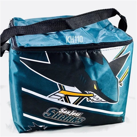 NHL San Jose Sharks Insulated Lunch Bag Cooler (12 Pack Size) Cover