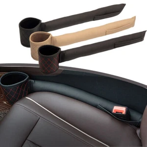 Car Cup Holder Car Seat Gap Filler Pocket Organizer Holder Accessories Universal - Imagen 1 de 14