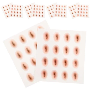 10pcs Belly Button Tattoo Sticker Disposable Fake Navel Stickers Realistic Navel - Picture 1 of 12