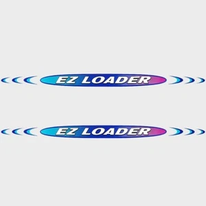 EZ Loader Boat Trailer Graphic Decal | 53 1/4 Inch Dark Blue (Pair) - Picture 1 of 3