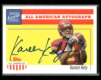 Kareem Kelly 2003 Topps All American Auto - Image 1 of 2