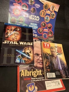 Star Wars Episodes I &II 2-Pack (DVD, 2002, 4-Disc Set, Full Frame) TV Guide Lot - Picture 1 of 13