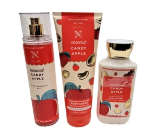 Bath & Body Works COCONUT CANDY APPLE Fragancia Vapor Crema Loción Set de 3 Piezas - Imagen 1 de 2