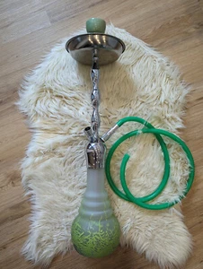 Kaya Shisha grün mit 3 Anschlüssen inkl. 1 Schlauch und 1 Mundstück *NEUWERTIG** - Bild 1 von 8