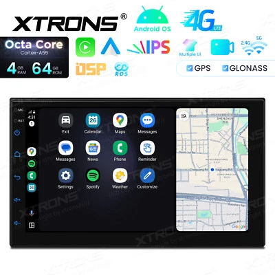 XTRONS 7" Android 14 2DIN DSP Autoradio Octa Core 64GB GPS Navi BT 5.0 WiFi MP3 - Bild 1 von 4