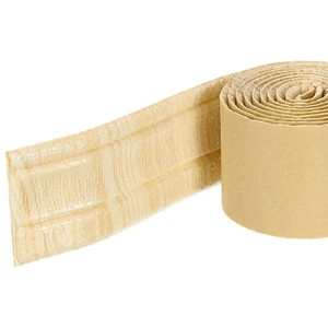 Foam Molding Trim Self Adhesive, 3Inchx7.54ft Wallpaper Border, Brown - Picture 1 of 7