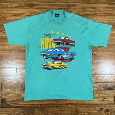 Camiseta gráfica vintage Chevy ll Nova 1987 Ultimate Street Machine para hombre talla XL Foto 1 de 4