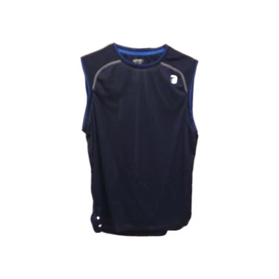 Camiseta sin mangas And1 para hombre grande azul baloncesto activo deja de sudar Dri azul marino Foto 1 de 4